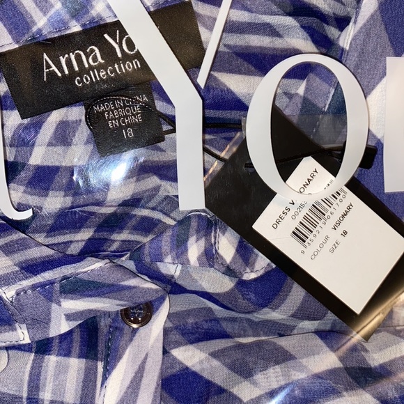 NWT ARNA YORK Visionary Dress - azure - Picture 8 of 11